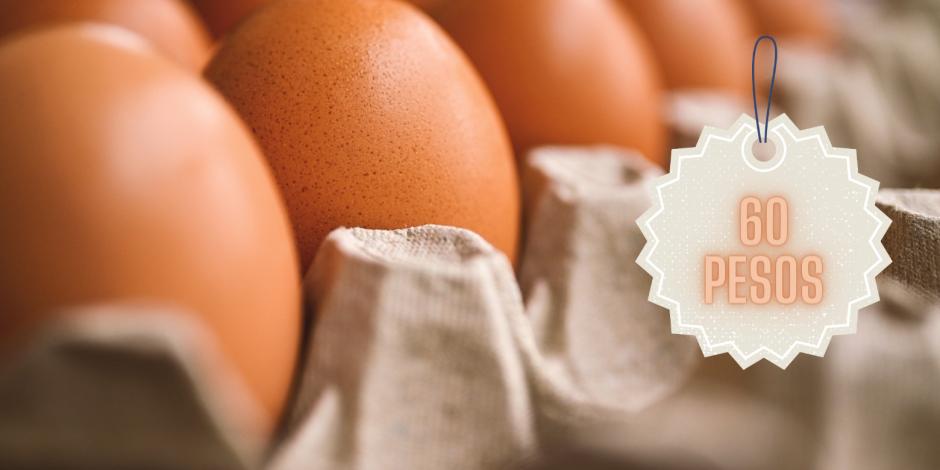 El kilo de huevo se vende en algunos lugares en 60 pesos.