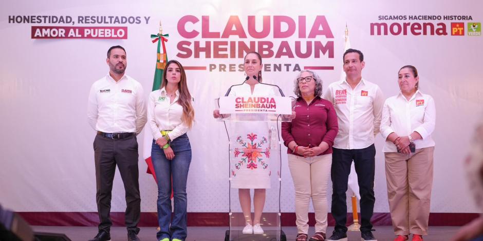 Claudia Sheinbaum, candidata de Morena a la Presidencia de la República.