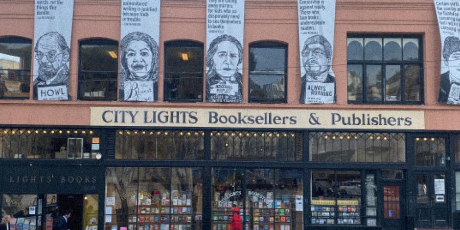 La legendaria librería City Lights, en San Francisco, California.