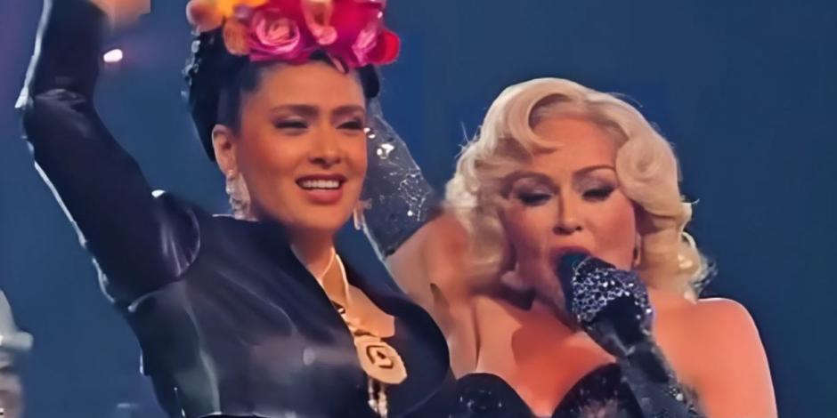 Salma Hayek es la última invitada de Madonna; así se vivió el triunfal concierto (VIDEO)
