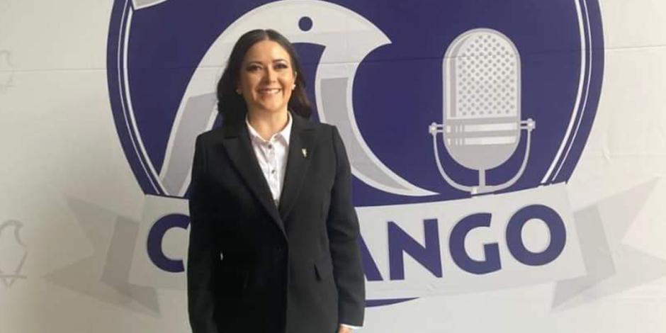 Maricela Gastelú, candidata de la coalición PRD, PAN y PRI por la Benito Juárez, el 2 de abril.