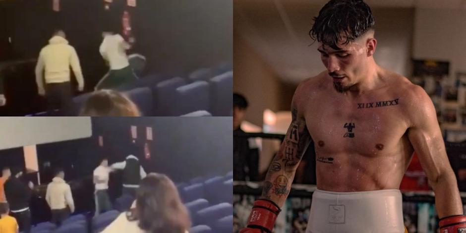 Boxeador da impresionante paliza a hombre que le pegó a una mujer y a una niña en el cine