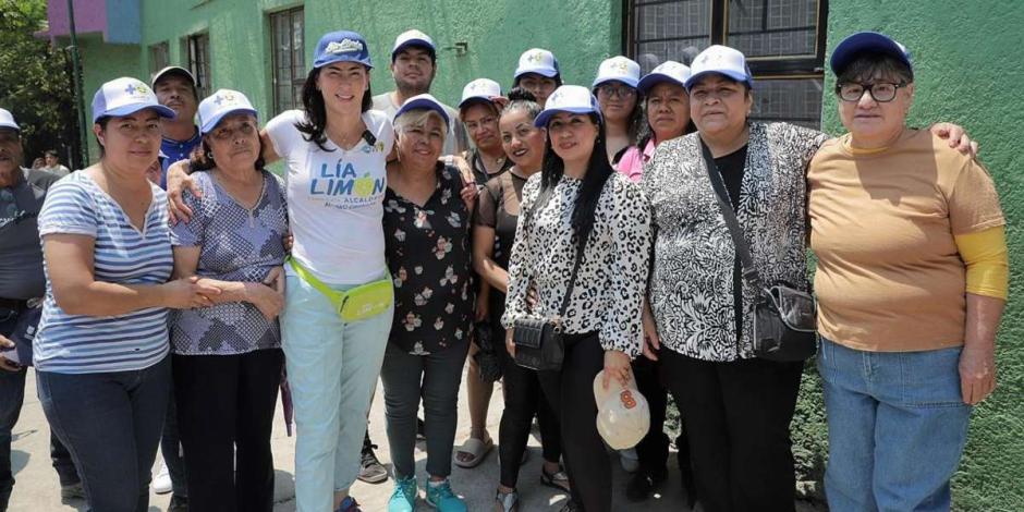 Mujeres y niños seguirán siendo prioridad en Álvaro Obregón: Lía Limón.