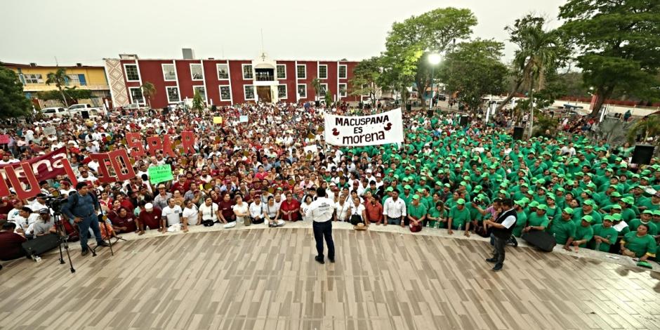 “Vamos a defender el legado de la transformación”: Javier May convoca al pueblo a hacer historia el 2 de junio
