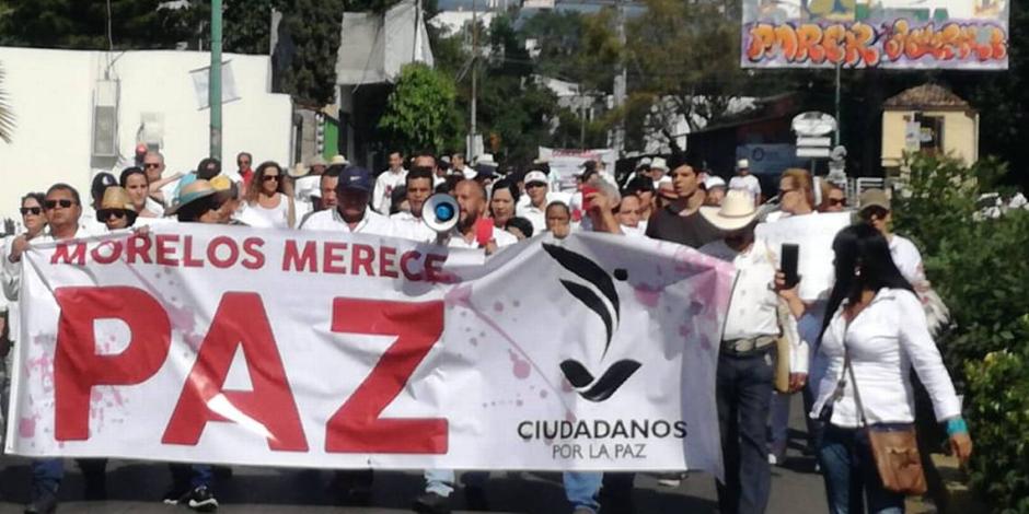 Una marcha que se realizó hace meses en Cuernavaca, Morelos