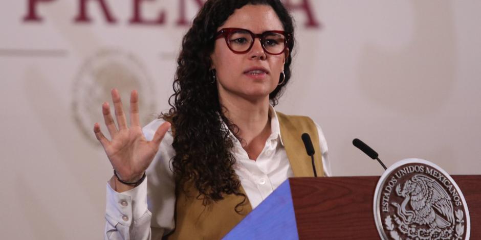 Luisa María Alcalde Luján, secretaria de Gobernación, enfatizó que la violencia no abunda a "construcción de acuerdos".