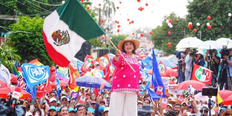 En juego, la democracia del país: Xóchitl Gálvez desde Veracruz.
