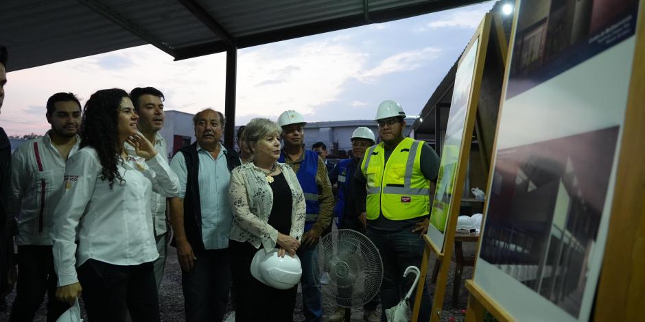 La titular de la Segob y la de la SRE supervisaron los centros de atención a refugiados en Tapachula.