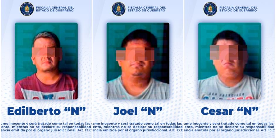 Tres presuntos secuestradores fueron detenidos.