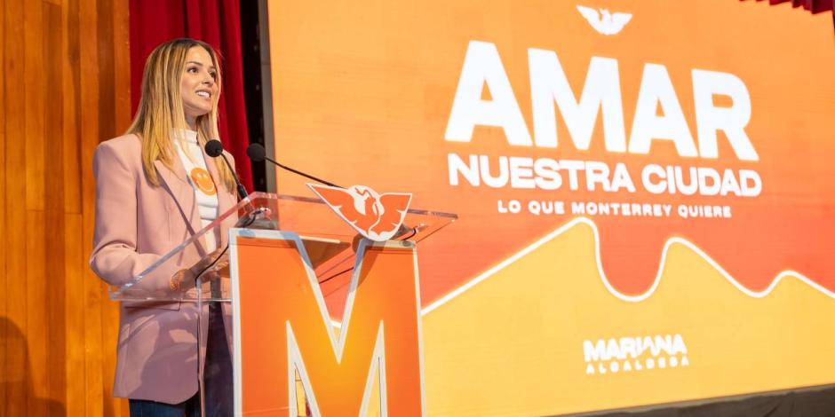 Mariana Rodríguez busca ser alcalde de Monterrey.