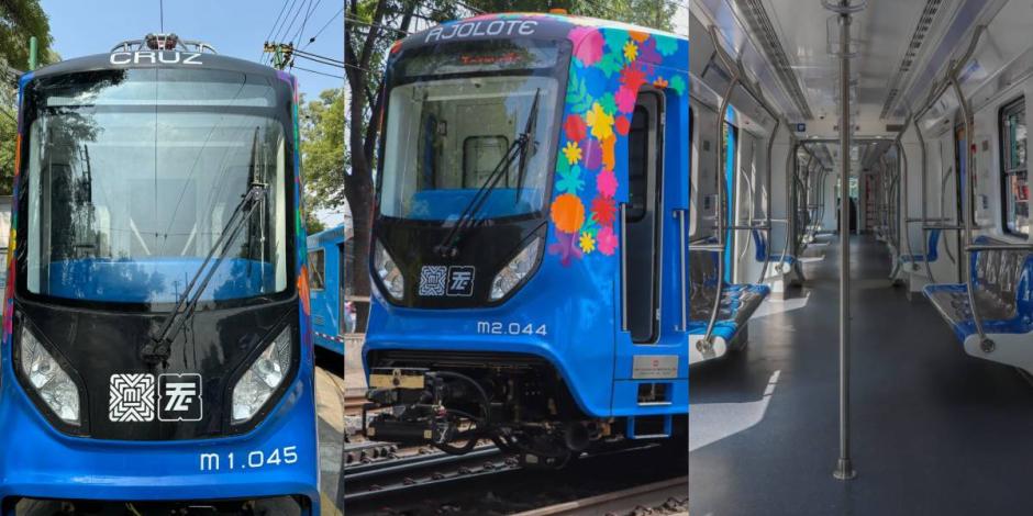 'Ajolote', 'Cruz' y 'Mateo', así lucen las nuevas unidades del Sistema Tren Ligero.