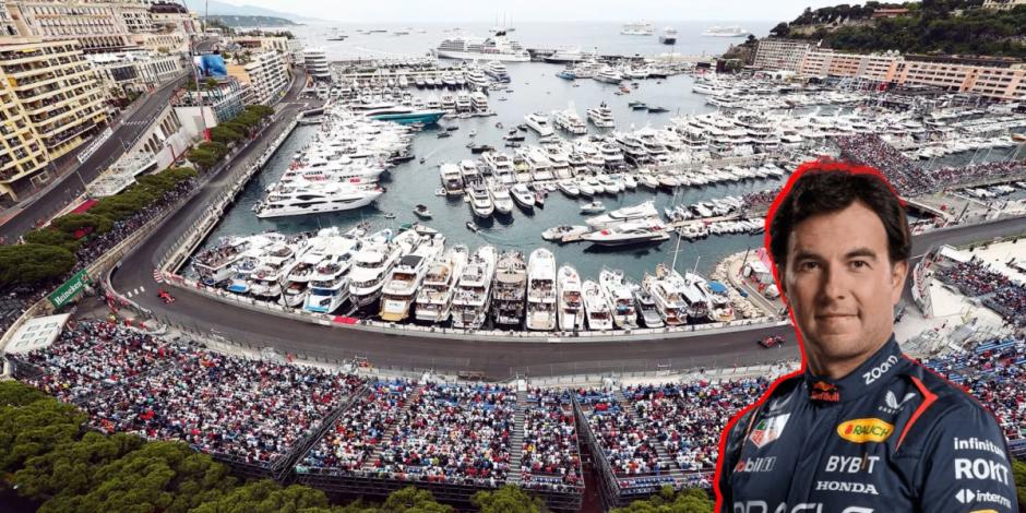 Sergio Checo Pérez en el Gran Premio de Mónaco de F1