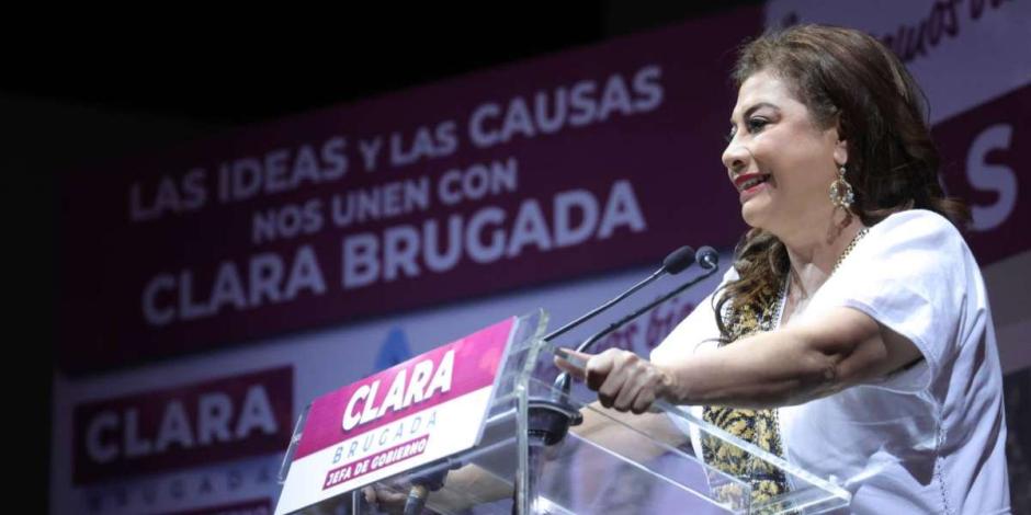 Un voto por Morena es para transformar la zona alta de la Magdalena Contreras: Clara Brugada