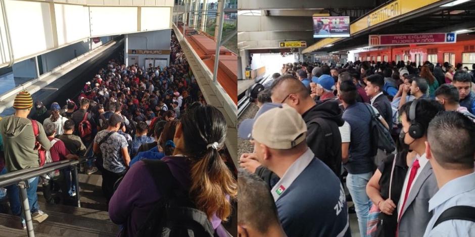 Metro CDMX inicia con retrasos y aglomeraciones HOY 27 de mayo.