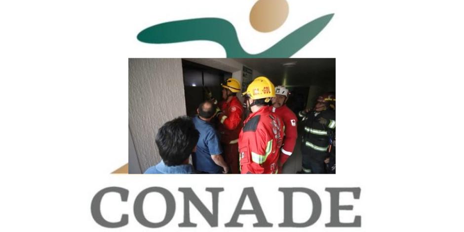 Deportistas mexicanos sufren escalofriante accidente al caer desde un quinto piso en un elevador