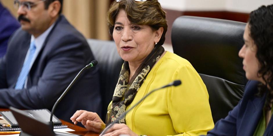 La Gobernadora Delfina Gómez Álvarez lidera la Tercera Sesión de la Mesa Política, resaltando la coordinación inédita en el proceso electoral.