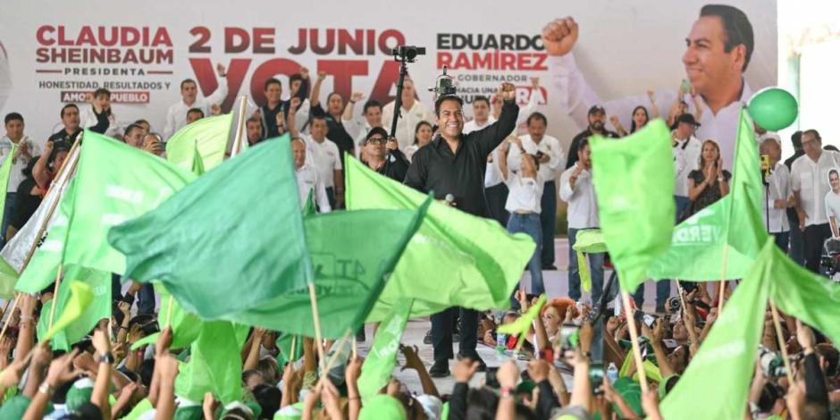 Eduardo Ramírez cierra campaña en Tapachula, Chiapas.