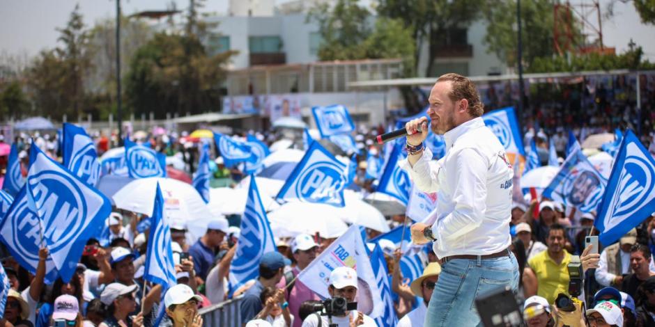 Santiago Taboada, candidato a la Jefatura de Gobierno, indicó que aspirantes de MC se retiran de la fuerza política porque "no tienen la opción de ganar".
