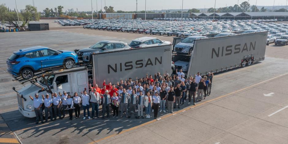 Nissan Mexicana se enorgullece de ser la primera automotriz de la región en tener su propia flota de transporte para vehículos terminados.