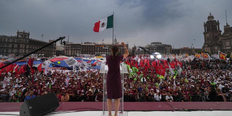 Me comprometo a ser una presidenta que entregue lo mejor de sí misma por el bienestar del pueblo de México: Claudia Sheinbaum.