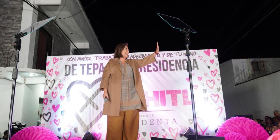 Xóchitl Gálvez, candidata presidencial, fue sancionada con 21 mil 714 pesos por usar el logotipo del INE. 