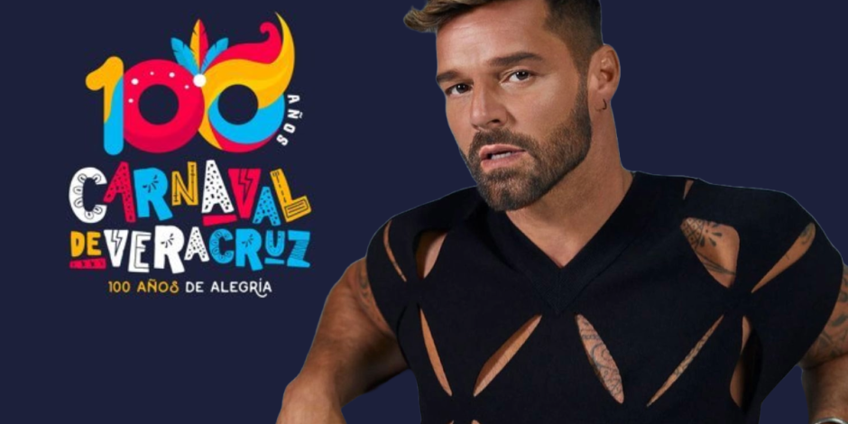 Ricky Martin se presentará en el Carnaval de Veracruz.
