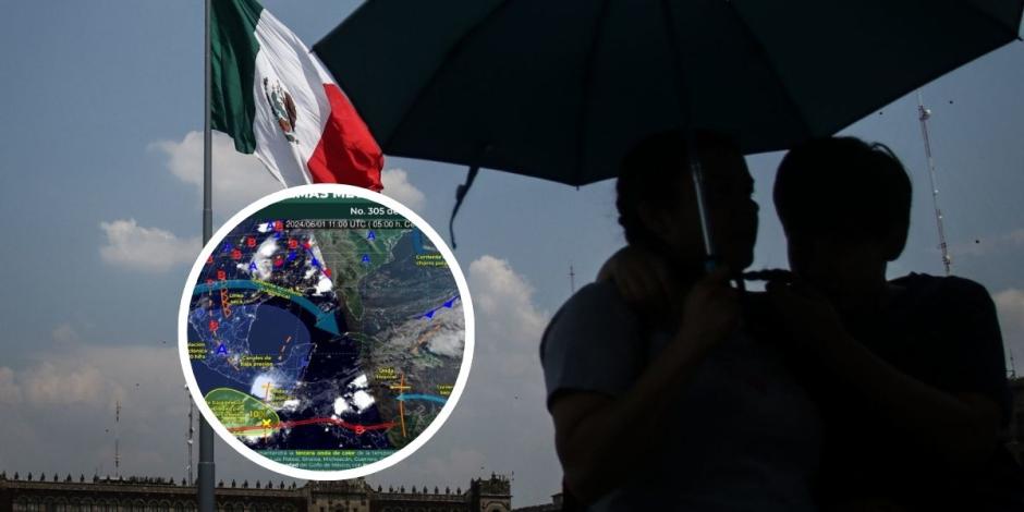 Así el CLIMA en México este sábado 1 de junio.