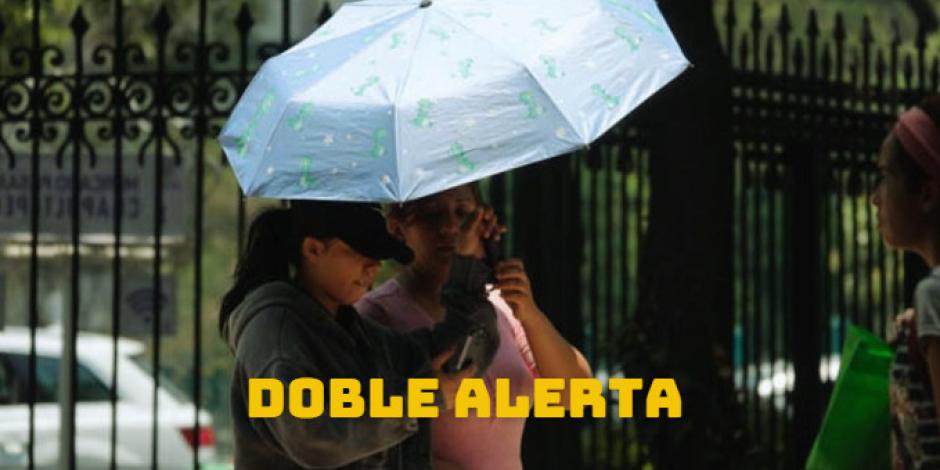 En la Ciudad de México se activa la doble alerta por altas temperaturas en diversas alcaldías.