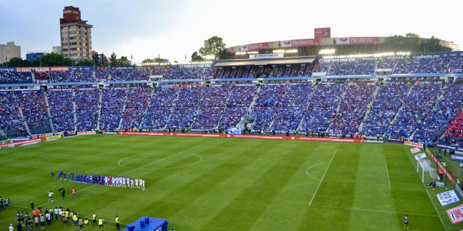 Una foto del Estadio Ciudad de los Deportes antes de un partido de Cruz Azul en la Liga MX