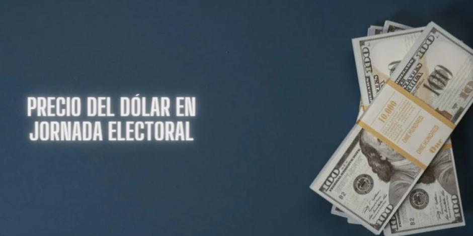 Esto es lo que vale el dólar en esta jornada electoral.