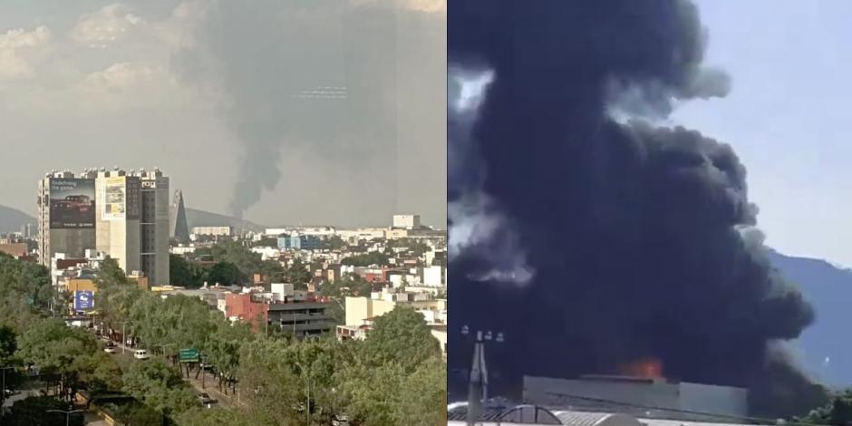 Incendio en fábrica de plásticos en Xalostoc, Ecatepec