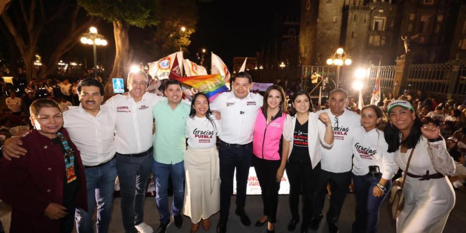 Afirman que Alejandro Armenta fue factor para el triunfo de los candidatos de Morena.