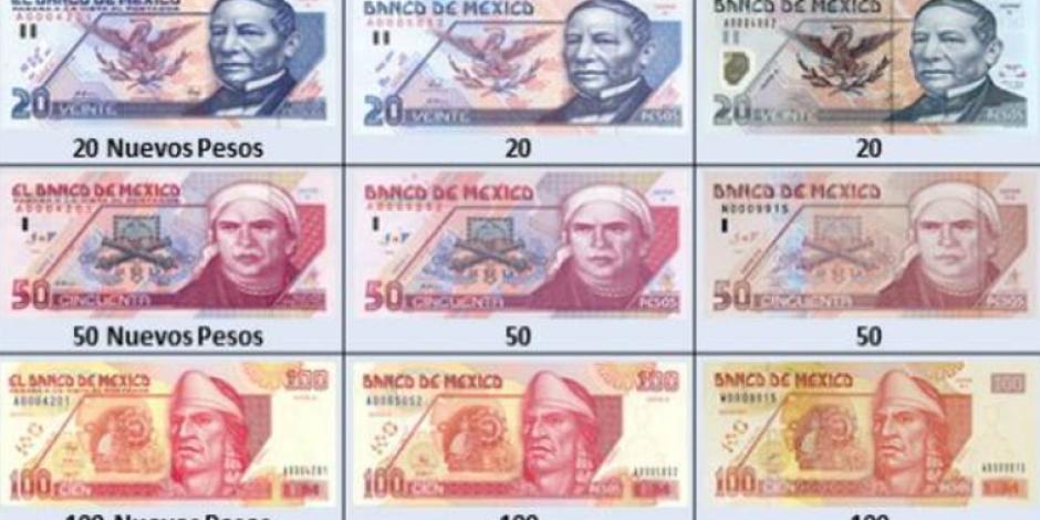 Banxico dio a conocer los billetes que salen de circulación.