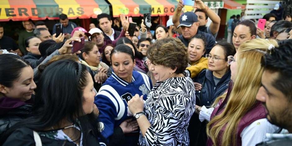 Delfina Gómez visita San Mateo Atenco tras lanzamiento del programa 'La Clínica es Nuestra'.
