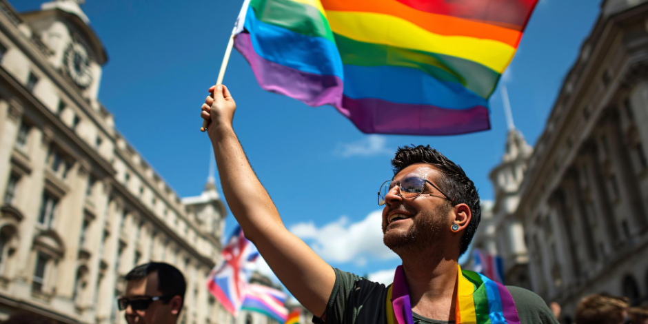 La marcha del Orgullo LGBT+ se celebra cada año en junio.