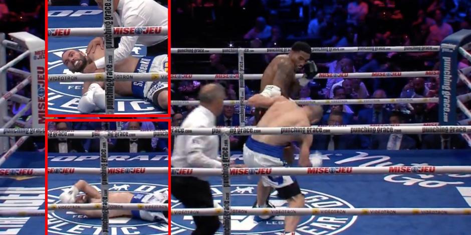 El boxeador cubano Osleys Iglesias Estrada vence con un aterrador nocaut al ruso Evgeny Shvedenko