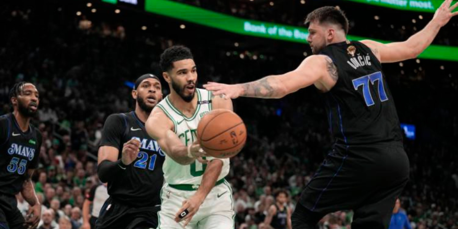 Boston Celtics vs Dallas Mavericks en el primer partido de las finales de la NBA