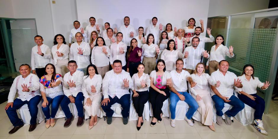 Mara Lezama se reúne con candidatas y candidatos electos de Morena en Quintana Roo