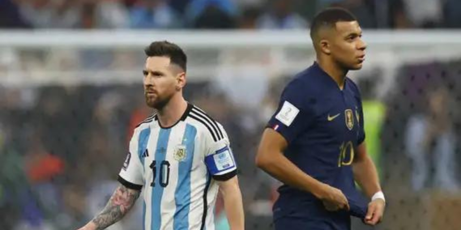 Lionel Messi y Kylian Mbappé en la final de Argentina vs Francia en Qatar 2022