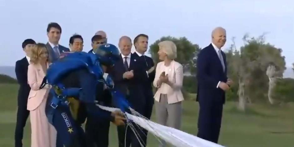 VIDEO. Así fue el nuevo despiste de Joe Biden durante reunión del G-7 en Italia.