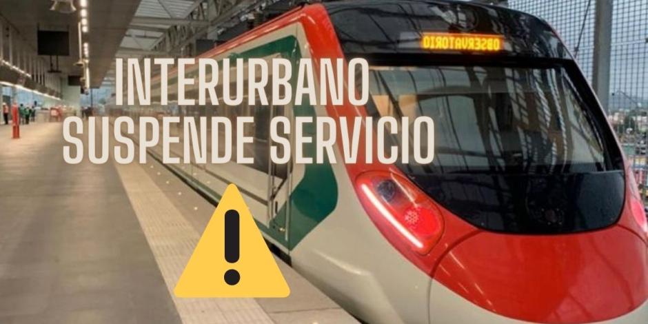Tren Interurbano suspendió servicio este viernes 14 de junio.