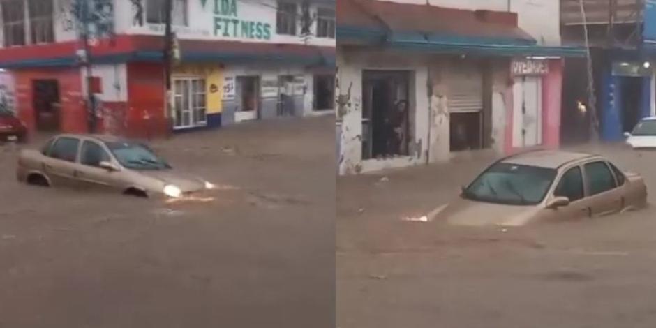 Las inundaciones en Puebla fueron impresionantes este viernes.