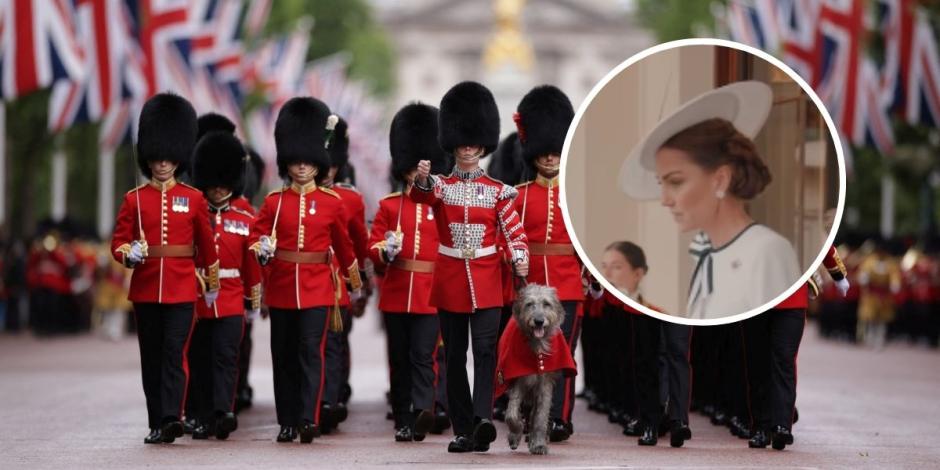 Kate Middleton reaparece públicamente en el Desfile del Cumpleaños del Rey.