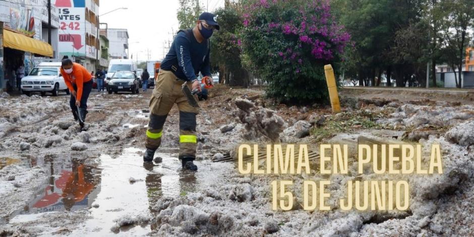Este es el pronóstico del clima en Puebla para este sábado 15 de junio.