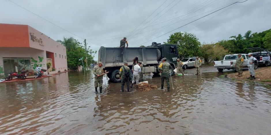 El ejército mexicano activó el plan DN-lll debido a las inundaciones provocadas por las intensas lluvias