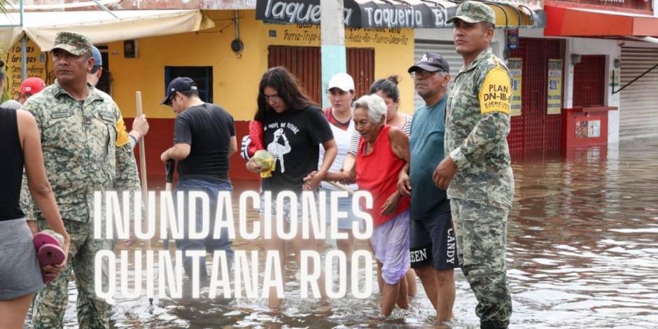 Así podrías apoyar en las inundaciones en Chetumal.