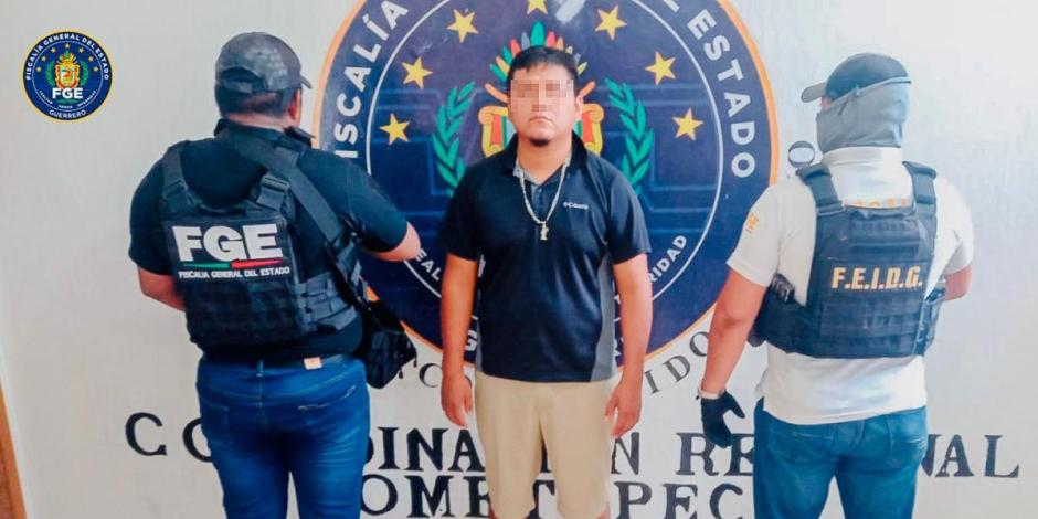 Fiscalía de Guerrero detuvo a Fernando “N” por el delito de tentativa de homicidio en Azoyú.