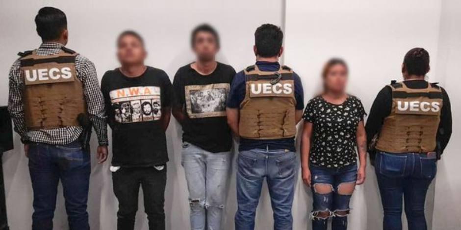 Caen 3 integrantes de una célula de un grupo criminal por extorsión en Morelos.