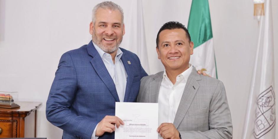 Nombra Ramírez Bedolla a Carlos Torres Piña como secretario de Gobierno.