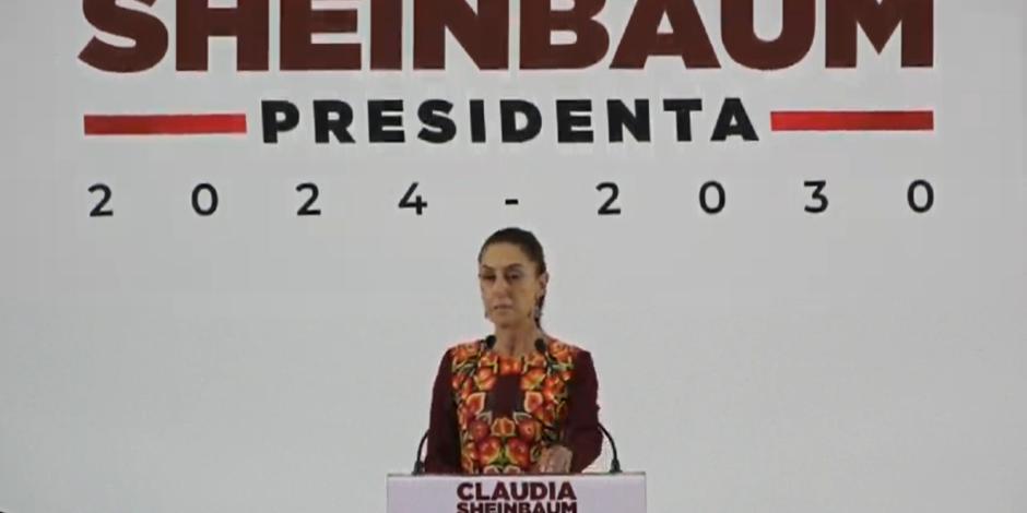 Claudia Sheinbaum.
